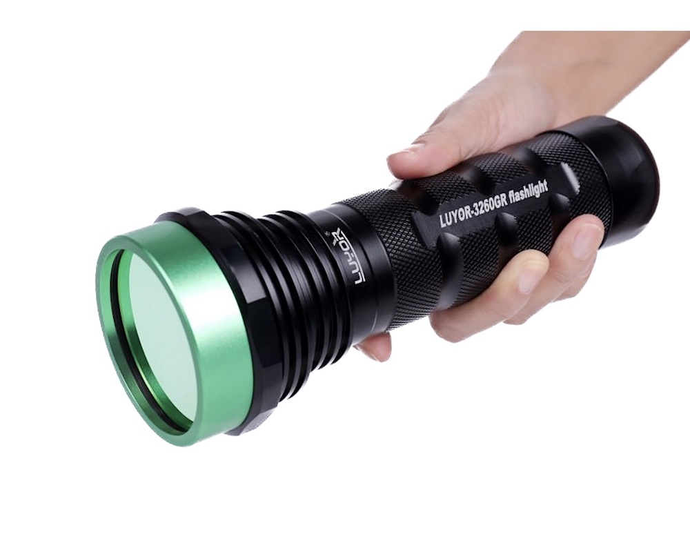 Green Light Inspection Flashlight LUYOR-3260G